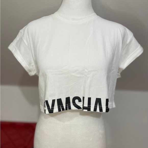 Gymshark Crop Top White Short Sleeve Boxy Fit
Tshirt - Picture 1 of 5